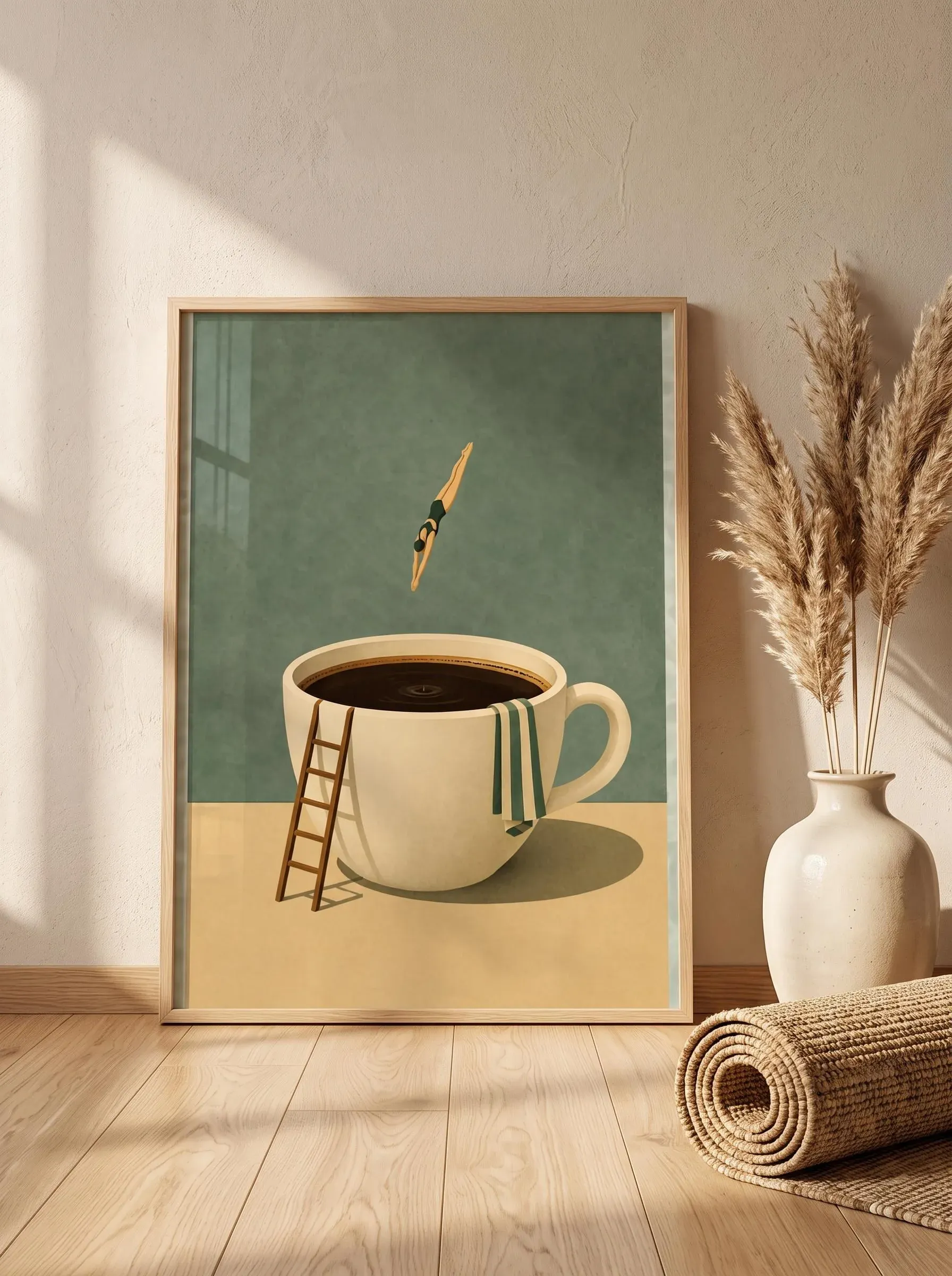 Surrealist Minimalist Wall Art | Abstract Surreal Poster